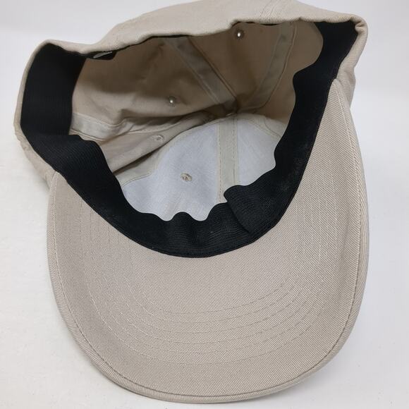 Michael Kors Fitted Baseball Cap Beige One Size Embroidered Vented Holes 6 Panel - Picture 7 of 9